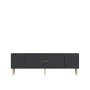 HANAH HOME TV polica Dekos Anthracite Gold - slika 3
