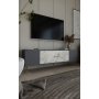 HANAH HOME TV polica Dekos Anthracite Ephesus Marble Gold - slika 2