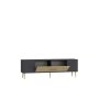 HANAH HOME TV polica Dekos Anthracite Sapphire Oak Gold - slika 5