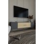 HANAH HOME TV polica Dekos Anthracite Sapphire Oak Silver - slika 2