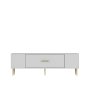 HANAH HOME TV polica Dekos White Gold - slika 3
