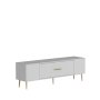 HANAH HOME TV polica Dekos White Gold - slika 4
