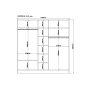 HANAH HOME Ormar mat bela boja Rb 168 01 004 - slika 5