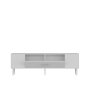 HANAH HOME TV polica Dekos White Silver - slika 4