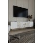 HANAH HOME TV polica Dekos White Ephesus Marble Gold - slika 2