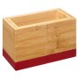 FIVE FIVE KUTIJA ZA PRIBOR MODERN 18X10X12CM BAMBUS CRVENA - slika 1