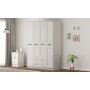 HANAH HOME Ormar mat bele boje Rb 168 01 001 - slika 1