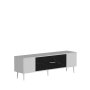 HANAH HOME TV polica Dekos White Black Marble Silver - slika 4