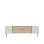 HANAH HOME TV polica Dekos White Sapphire Oak Gold - slika 3