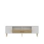 HANAH HOME TV polica Dekos White Sapphire Oak Gold - slika 5