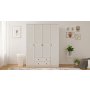 HANAH HOME Ormar mat bele boje Rb 063 01 - slika 2