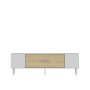 HANAH HOME TV polica Dekos White Sapphire Oak Silver - slika 3