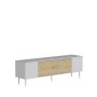 HANAH HOME TV polica Dekos White Sapphire Oak Silver - slika 4