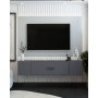 HANAH HOME TV polica Kodaks Anthracite - slika 1