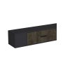 HANAH HOME TV polica Kodaks Anthracite Walnut - slika 5
