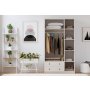 HANAH HOME Ormar Mat bele boje Rb 011 - slika 3