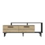 HANAH HOME TV polica Niva Sapphire Oak Anthracite - slika 5