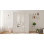 HANAH HOME Mat beli ormar Rb 063 03 - slika 2