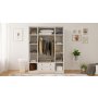 HANAH HOME Mat beli ormar Rb 063 03 - slika 3