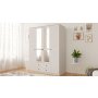 HANAH HOME Mat beli ormar Rb 063 03 - slika 1