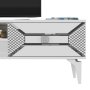 HANAH HOME TV polica Yumedi White Silver - slika 3