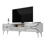 HANAH HOME TV polica Yumedi White Silver - slika 4