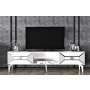 HANAH HOME TV polica Yumedi White Silver - slika 1