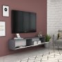 HANAH HOME TV polica Inel Anthracite White - slika 4