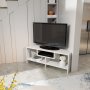HANAH HOME TV polica Maldiv White - slika 3