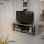 HANAH HOME TV polica Maldiv Walnut White - slika 3