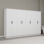 HANAH HOME Ormar bele boje Kardelen 1600 128 - slika 2