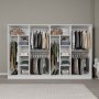 HANAH HOME Ormar bele boje Kardelen 1600 128 - slika 3