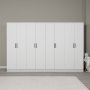HANAH HOME Ormar bele boje Kardelen 1600 128 - slika 1