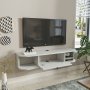 HANAH HOME TV polica Ibarra White - slika 3