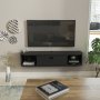 HANAH HOME TV polica Ibarra Anthracite - slika 1