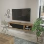 HANAH HOME TV polica Ibarra Black Oud Oak - slika 2