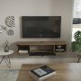 HANAH HOME TV polica Ibarra Black Oud Oak - slika 3