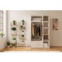 HANAH HOME Ormar mat bele boje Rb 119 02 - slika 3