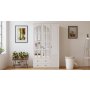 HANAH HOME Mat beli ormar Rb 110 - slika 2