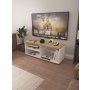 HANAH HOME TV polica Tiny Sonomo White - slika 3