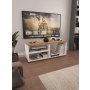 HANAH HOME TV polica Tiny Sonomo White - slika 1