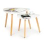 ModernHome Klub sto ,set od dva komada drveni - slika 2