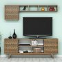 HANAH HOME TV polica Inci Walnut - slika 1