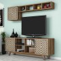 HANAH HOME TV polica Inci Walnut Cream - slika 3