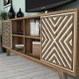HANAH HOME TV polica Inci Walnut Cream - slika 4
