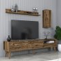 HANAH HOME TV polica Valensiya Walnut - slika 3