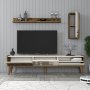 HANAH HOME TV polica Valensiya - Walnut Cream - slika 2