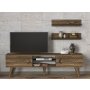 HANAH HOME TV polica Legato Walnut - slika 1