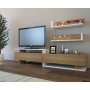 HANAH HOME TV polica Ayaz Teak White - slika 2