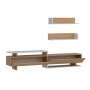HANAH HOME TV polica Ayaz Teak White - slika 5